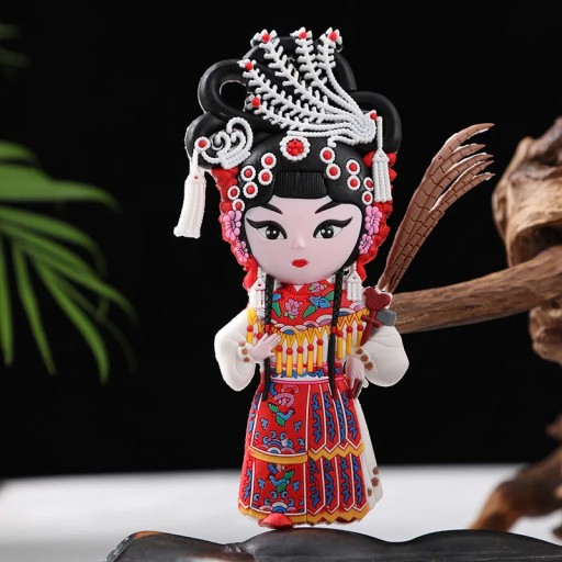 Peking Opera Masks Creative Three-Dimensional Characters Refrigerator Stick