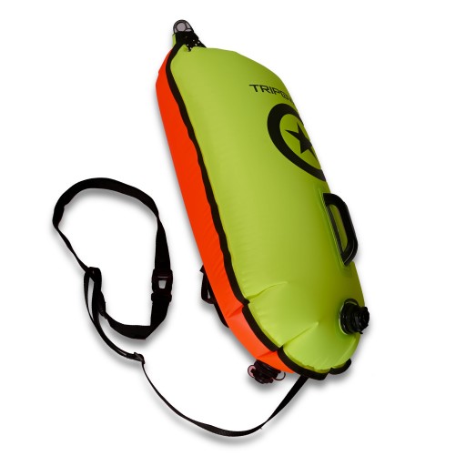 TRIPOWER 2Color 28L bojka asekuracyjna z gwizdkiem, 2 komory, sucha kieszeń