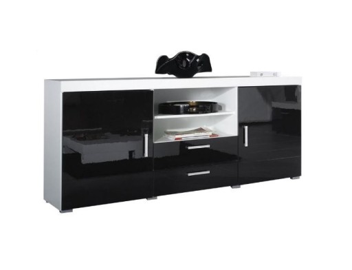Komoda SAMBA 2 kolory, front połysk - Cama Meble
