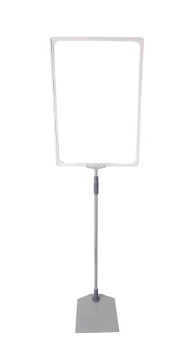 Stojak reklamowy teleskopowy 60cm z ramką A3 SB