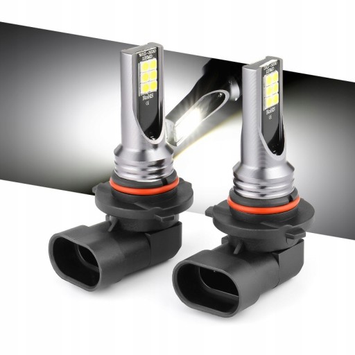 2x ŻARÓWKI LED 9006 HB4 CSP 400% HOMOLOGACJA E11