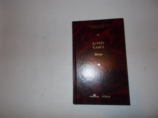 DŻUMA Albert Camus ARCYDZIEŁA Literatury ALTAYA