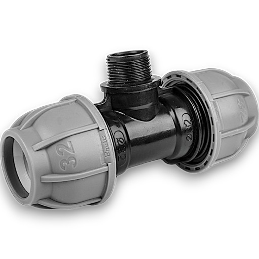 TRÓJNIK DO RUR PE 32MM GZ 3/4 CALA NAWADNIANIE PN10 DSRA10T20M34