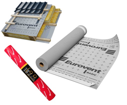 Membrana dachowa folia Eurovent BASIC 100g + TAŚMY
