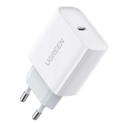 UGREEN ŁADOWARKA SIECIOWA USB-C BIAŁA CD137