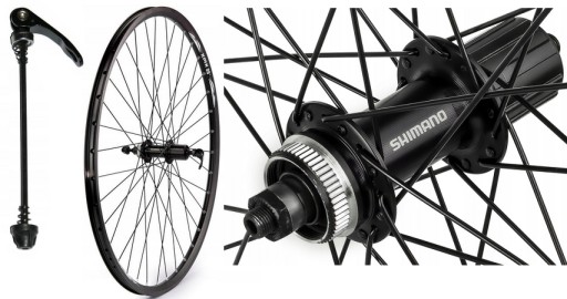 KOŁO MTB 29 TYŁ KASETA DISC HAMULEC TARZOWY Shimano CENTER LOCK 8-10RZ.