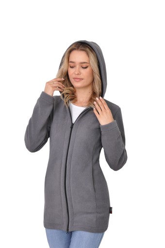 POLAR DAMSKI DŁUGI CIEPLUTKI - JAKOŚĆ!! 320g/m2-XL