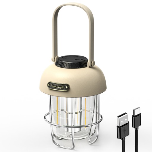 Mini Vintage metalowa wisząca latarenka Led Campi