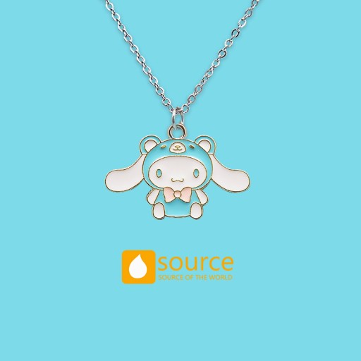 Doraemon Cartoon Color Necklace Stainless Steel