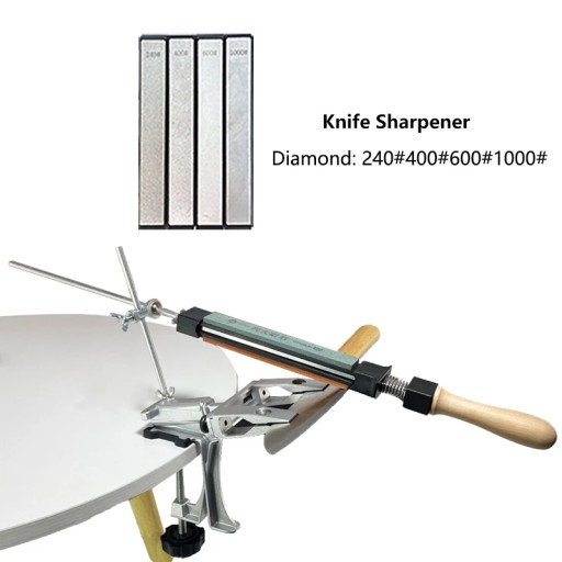 Knife Sharpener Fixed Angle Sharpener 360 Degree Flipping Diamond Sharpenin
