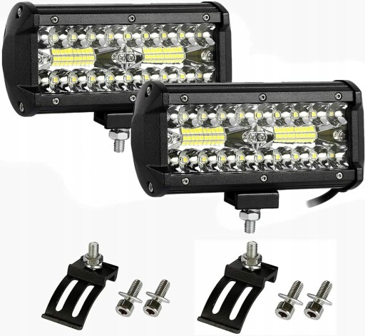 LAMPA ROBOCZA HALOGEN LED 480W 12-24V ZESTAW 2SZT
