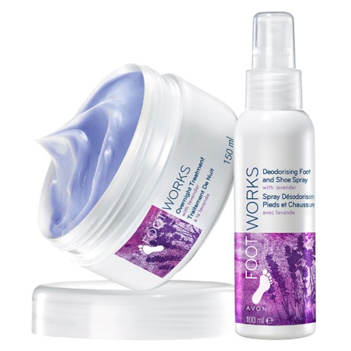 AVON Lawendowy zestaw kosmetyków do stóp _ 2 szt