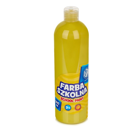 FARBA PLAKATOWA SZKOLNA ASTRA 500 ml ŻÓŁTA