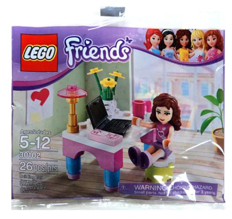 LEGO FRIENDS 30102 BIURKO OLIVII