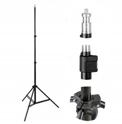 Profesjonalny Statyw Oświetleniowy 803 75 - 230cm Głowica 16mm Gwint 1/4