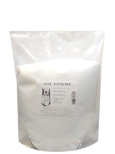 SÓL EPSOM 5KG SIARCZAN MAGNEZU sól gorzka ECOBI
