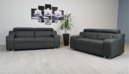 Wypoczynek Oscar ze skóry 3+2 Sofa Kanapa skóra