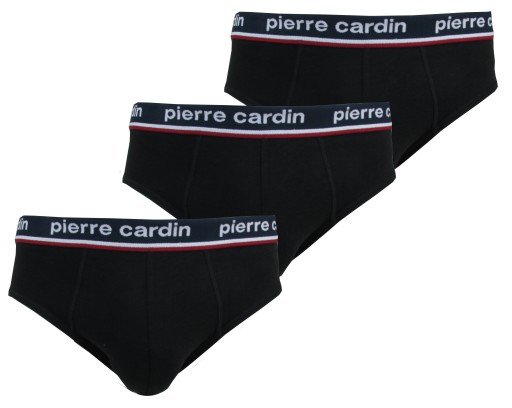 Slipy Męskie PIERRE CARDIN Majtki Bawełniane Wygodne 3-PAK - M