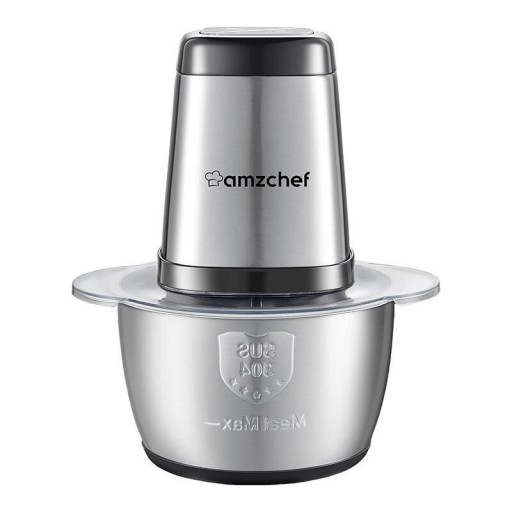 AMZCHEF ELEKTRYCZNY SIEKACZ DO WARZYW HC-1229 SZATKOWNICA ROZDRABNIACZ 500W