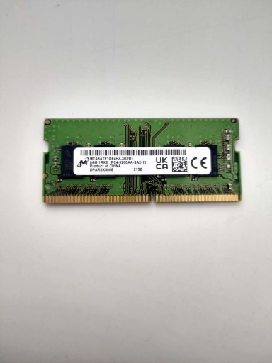Pamięć RAM SODIMM DDR4 Micron 8GB 3200MHz