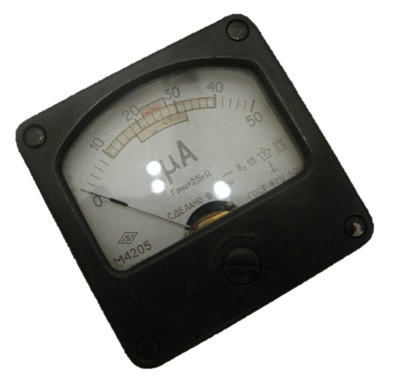 Mikroamperomierz M4205 0-50 mikroA