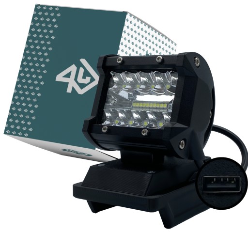 LAMPA ROBOCZA DO MAKITA + USB HALOGEN 18V MAX