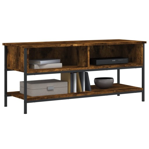 SZAFKA POD TV PRZYDYMIONY DĄB 100X35X45CM