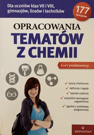 CHemia ściąga KLASA 7 8 liceum opracowania bryk