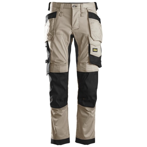 SPODNIE BHP STRETCH SNICKERS 6241 (KHAKI 52)
