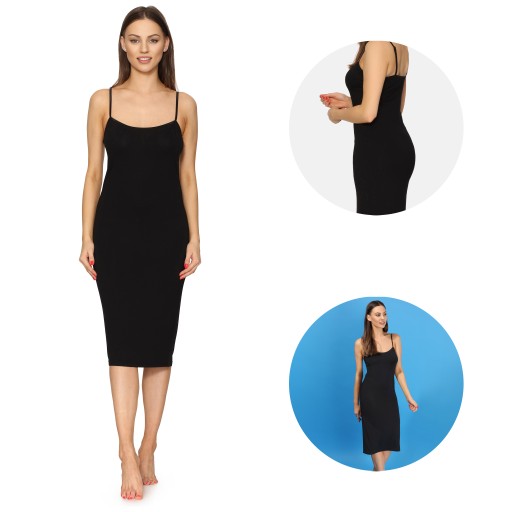 Merry Style Halka pod sukienkę długa Koszula nocna z wiskozy MS10-402 L