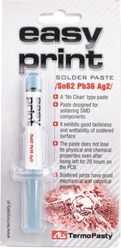 PASTA DO LUTOWANIA EASYPRINT Z CYNA OŁOWIOWA 1,4ML
