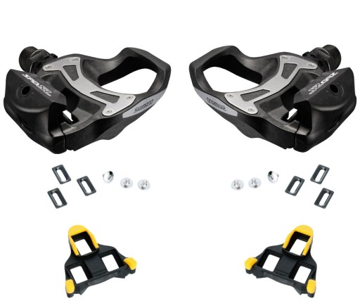 Pedały SPD-SL Shimano PD-R550 czarne + bloki