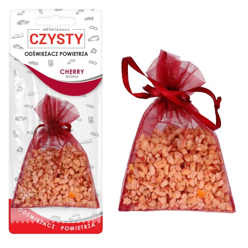 WORECZEK ZAPACHOWY ODŚWIEŻACZ ZAWIESZKA DO AUTA ZAPACH WIŚNIA