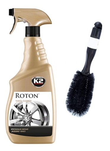 K2 ROTON +SZCZOTKA DO FELG ZESTAW SAMOCHODOWY B4N8
