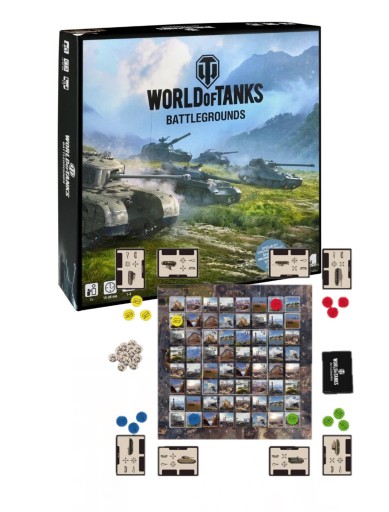 Gra planszowa WORLD OF TANKS BATTLEGROUNDS bonus do gry