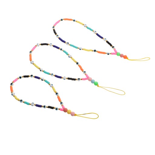 Phone Decor Eye Mobile Chain Nadgarstek 3 szt
