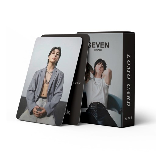 ZESTAW 55 KART LOMO card KPOP JungKook SEVEN B214-8