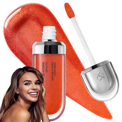 KIKO MILANO 3D Hydra Lipgloss błyszczyk do ust 34 Pearly Blood Orange 6.5ml