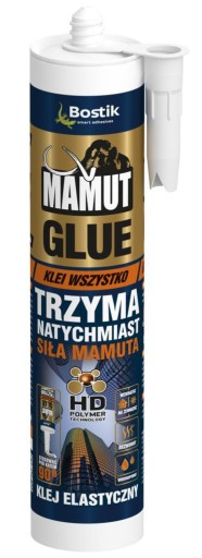 KLEJ UNIWERSALNY MONTAŻOWY MAMUT GLUE BIAŁY 290ml