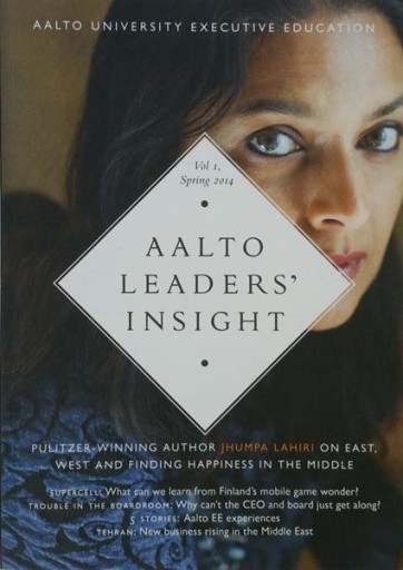 Aalto Leaders' Insight Vol 1 Spring 2014 (ang)