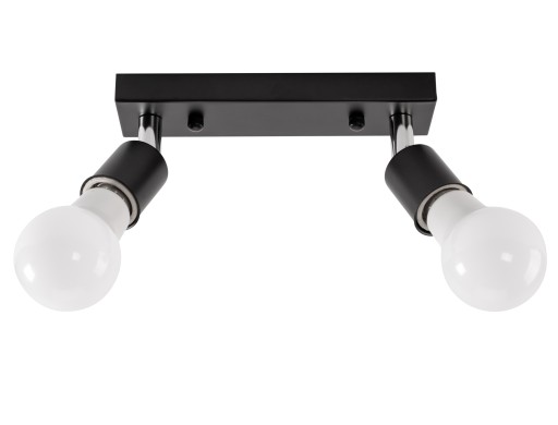 LAMPA SUFITOWA PLAFON REFLEKTOR METAL LINE BLACK 2