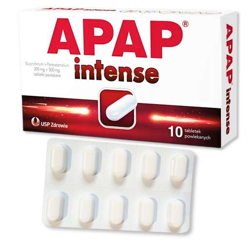 Apap Intense Paracatamol/Ibuprofen na Silny Ból