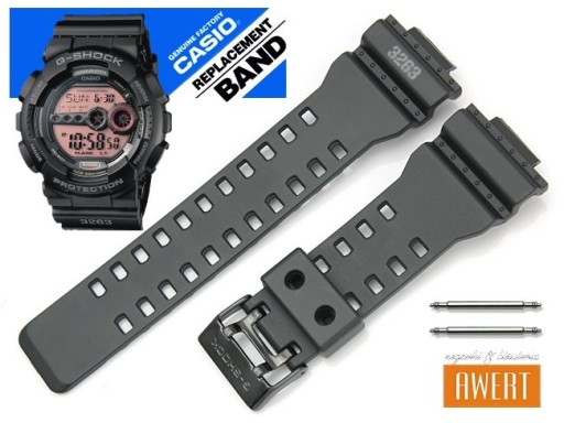 CASIO G-SHOCK oryginalny pasek GD-100MS-1 +T 16mm