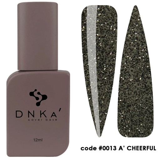 DNKa Cover Base 12 ml, 0013A CZARNA ODBLASKOWA BAZA