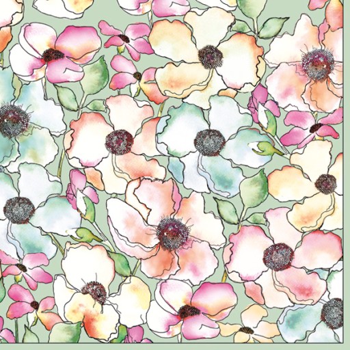 DAISY SERWETKI KWIATY 33X33 CM 20SZT SDOG 033601