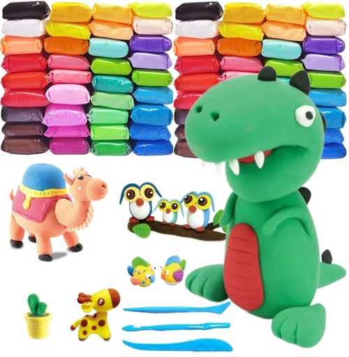 PLASTELINA PIANKOLINA GLINA POLIMEROWA CLAY 72szt