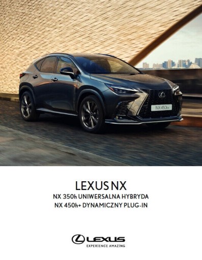 Lexus NX prospekt model 2024 polski