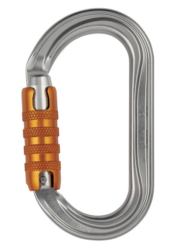 Karabinek PETZL OK Triact lock M33A TL szary