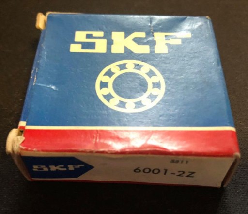 Łożysko 6001 ZZ SKF 12x28x8 mm