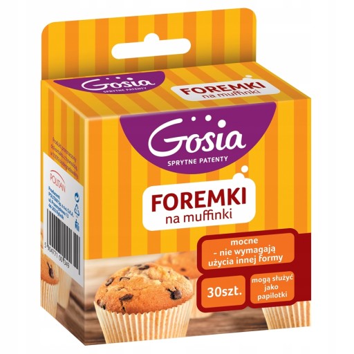 GOSIA FOREMKI PAPIEROWE MUFFINKI 30SZT
